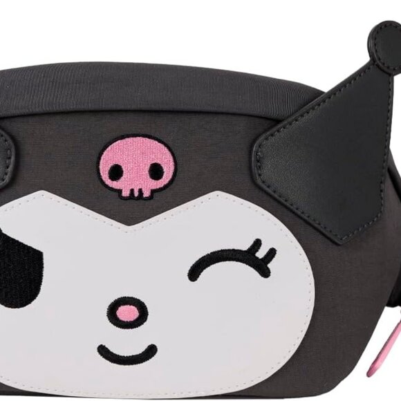Sanrio Kuromi Faux Leather Belt Bag – Fun and Functional for Stylish Adventures - Picture 1 of 4